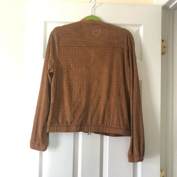 Faux suede jacket - Picture 3 of 4